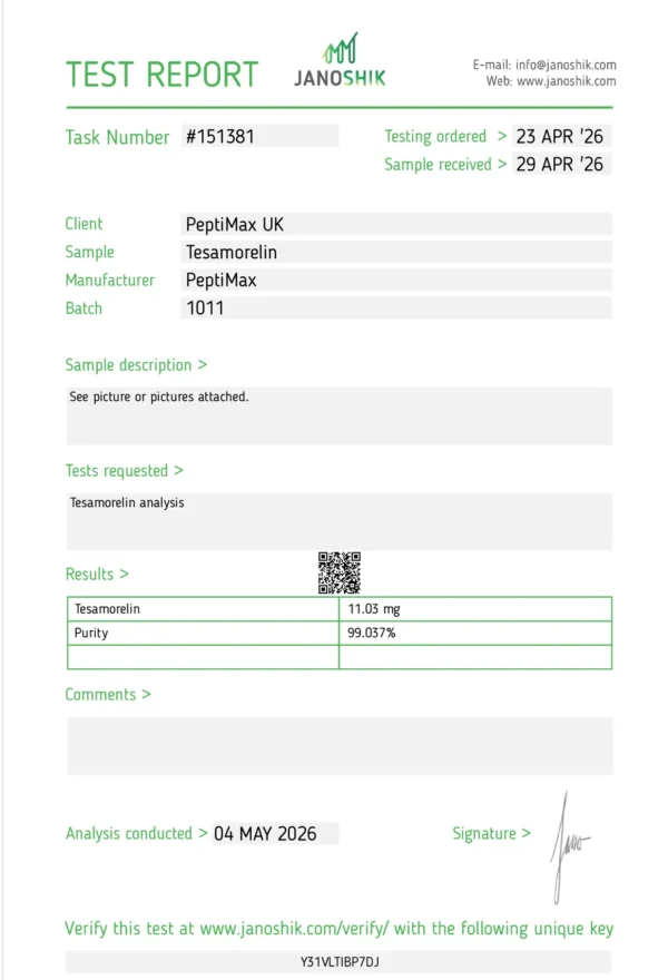 Tesamorelin